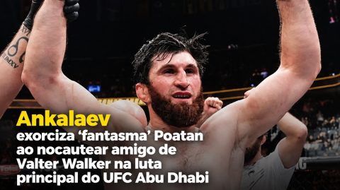 Ankalaev exorciza ‘fantasma’ Poatan ao nocautear amigo de Valter Walker na luta principal do UFC Abu Dhabi