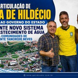Rafa de Hildécio garante novo sistema de abastecimento de água para comunidades de Presidente Tancredo Neves