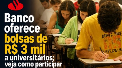 Banco oferece bolsas de R$ 3 mil a universitários; veja como participar