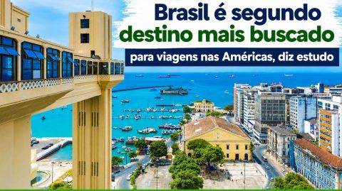 Brasil é segundo destino mais buscado para viagens nas Américas, diz estudo