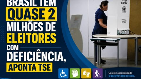 Brasil tem quase 2 milhões de eleitores com deficiência, aponta TSE