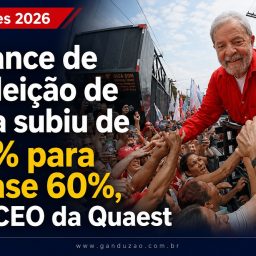Chance de reeleição de Lula subiu de 38% para quase 60%, diz CEO da Quaest