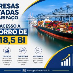 Empresas afetadas por tarifaço terão acesso a socorro de R$ 18,5 bi