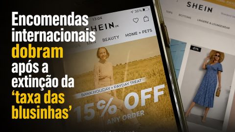 Encomendas internacionais dobram após a extinção da ‘taxa das blusinhas’