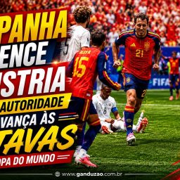 Espanha vence Áustria com autoridade e avança às oitavas da Copa do Mundo