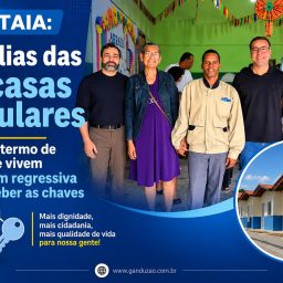 Ibirataia: Famílias das 61 casas populares recebem termo de entrega e vivem contagem regressiva para receber as chaves
