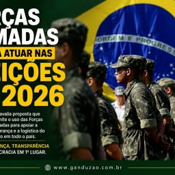 Forças Armadas poderá atuar nas eleições de 2026