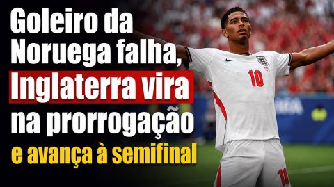 Goleiro da Noruega falha, Inglaterra vira na prorrogação e avança à semifinal