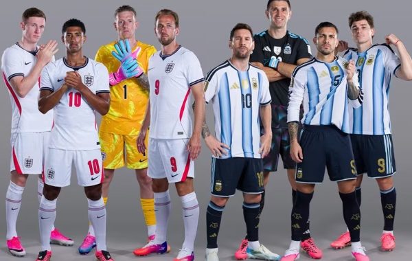 Inglaterra x Argentina: onde assistir, horário e escalações da semifinal da Copa