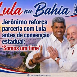 Jerônimo reforça parceria com Lula antes de convenção estadual: ‘Somos um time’