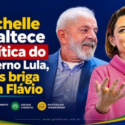 Michelle enaltece política do governo Lula, após briga com Flávio