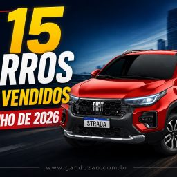 Os 15 carros mais vendidos de junho de 2026