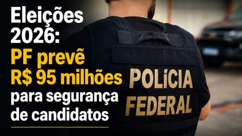 Eleições 2026: PF prevê R$ 95 milhões para segurança de candidatos