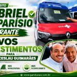 Prefeito Gabriel de Parísio garante novos investimentos para Wenceslau Guimarães