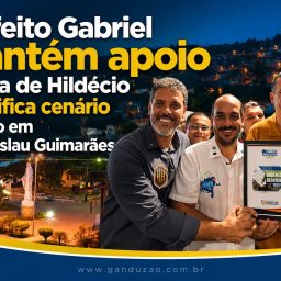Prefeito Gabriel mantém apoio a Rafa de Hildécio e pacifica cenário político em Wenceslau Guimarães