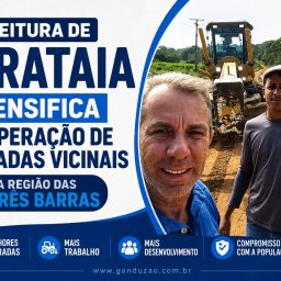 Prefeitura de Ibirataia intensifica recuperação de estradas vicinais na região das Três Barras