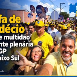 Rafa de Hildécio reúne multidão durante plenária do PGP no Baixo Sul