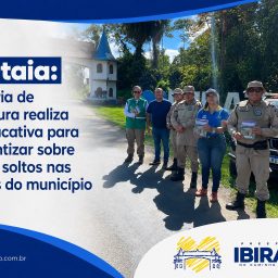 Secretaria de Agricultura realiza blitz educativa para conscientizar sobre animais soltos nas rodovias do município
