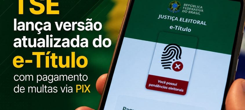 TSE lança versão atualizada do e-Título com pagamento de multas via PIX