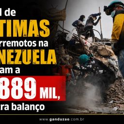 Total de vítimas do terremotos na Venezuela chegam a 3.889 mil, mostra balanço