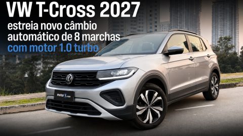 VW T-Cross 2027 estreia novo câmbio automático de 8 marchas com motor 1.0 turbo