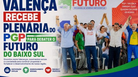 Valença recebe plenária do PGP 2026 para debater o futuro do Baixo Sul