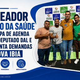 Selino da Saúde participa de agenda com o Deputado Dal e apresenta demandas de Nova Ibiá