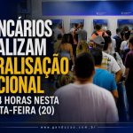 Bancários realizam paralisação nacional de 24 horas nesta quinta-feira