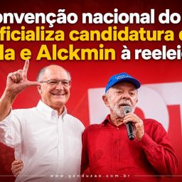 Convenção nacional do PT oficializa candidatura de Lula e Alckmin à reeleição