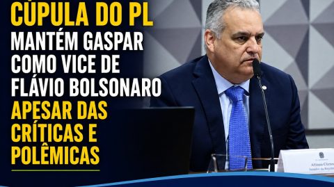 Cúpula do PL mantém Gaspar como vice de Flávio Bolsonaro apesar das críticas e polêmicas