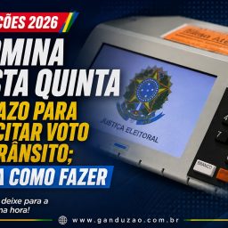 Termina nesta quinta o prazo para solicitar voto em trânsito; saiba como fazer