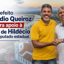 Valença: Ex-prefeito Cláudio Queiroz declara apoio à Rafa de Hildécio para deputado estadual