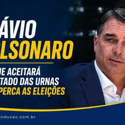 Flávio Bolsonaro diz que aceitará resultado das urnas caso perca as eleições