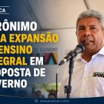 Jerônimo mira expansão do ensino integral em proposta de governo