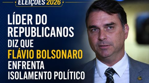 Líder do Republicanos diz que Flávio Bolsonaro enfrenta isolamento político