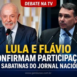Lula e Flávio confirmam participação em sabatinas do Jornal Nacional