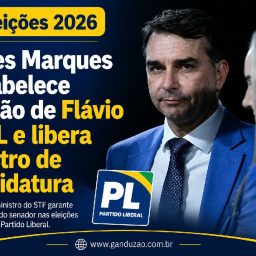 Nunes Marques restabelece filiação de Flávio ao PL e libera registro de candidatura