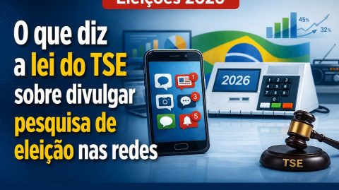 O que diz a lei do TSE sobre divulgar pesquisa de eleição nas redes