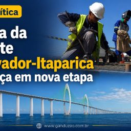 Obra da Ponte Salvador-Itaparica avança em nova etapa