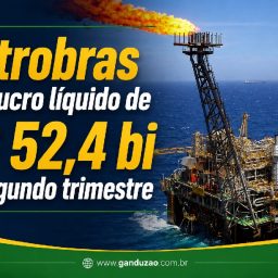 Petrobras tem lucro líquido de R$ 52,4 bi no segundo trimestre
