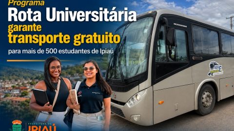 Programa Rota Universitária garante transporte gratuito para mais de 500 estudantes de Ipiaú