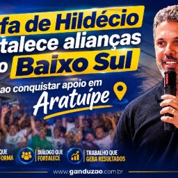 Rafa de Hildécio fortalece alianças no Baixo Sul ao conquistar apoio em Aratuípe