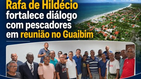 Rafa de Hildécio fortalece diálogo com pescadores em reunião no Guaibim