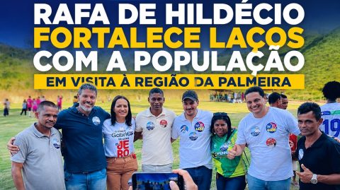 Wenceslau Guimarães: Rafa de Hildécio fortalece laços com a população em visita à região da Palmeira
