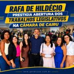 Rafa de Hildécio prestigia abertura dos trabalhos legislativos na Câmara de Cairu