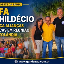 Rafa de Hildécio reforça alianças políticas em reunião em Catolândia