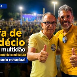 Rafa de Hildécio reúne multidão em lançamento de candidatura a deputado estadual