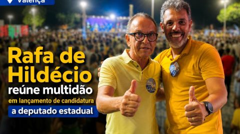Rafa de Hildécio reúne multidão em lançamento de candidatura a deputado estadual