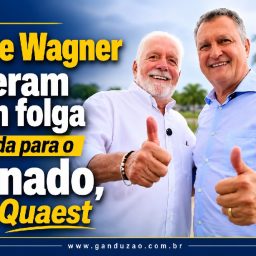 Rui e Wagner lideram com folga corrida para o Senado, diz Quaest