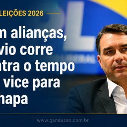 Sem alianças, Flávio corre contra o tempo por vice para a chapa